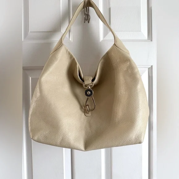 Dooney & Bourke Logo Lock pebble grain leather hobo bag - Picture 12 of 16